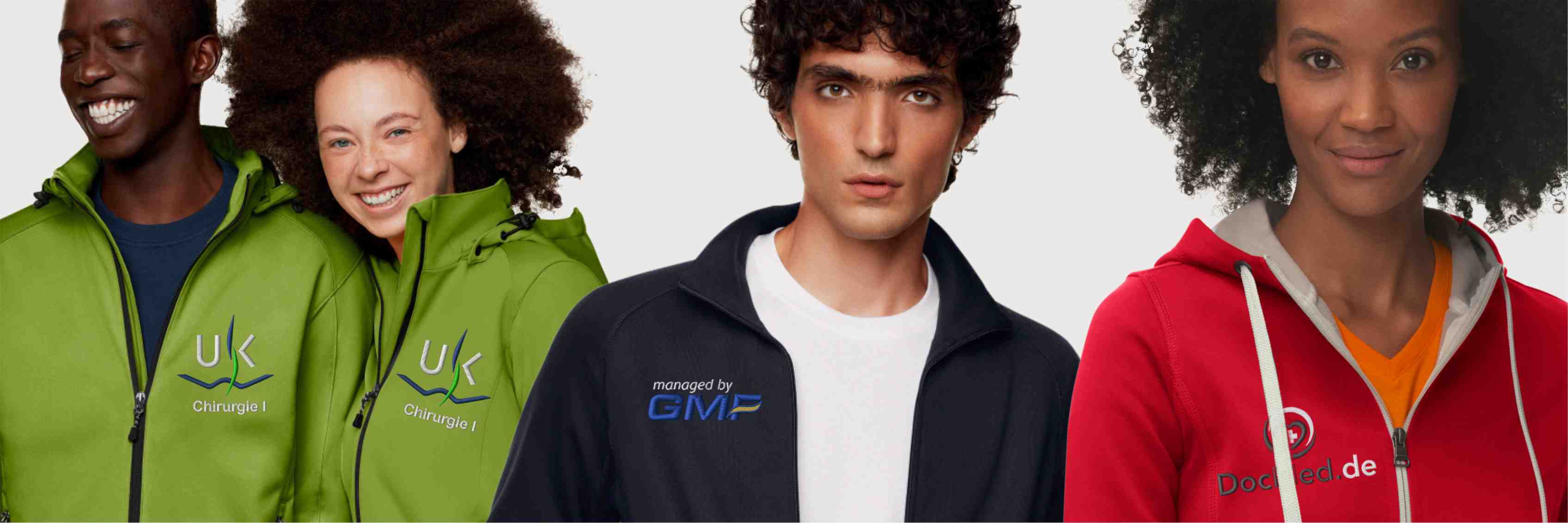 Jacken für Firmen und Vereine in vielen Farben mit Logo